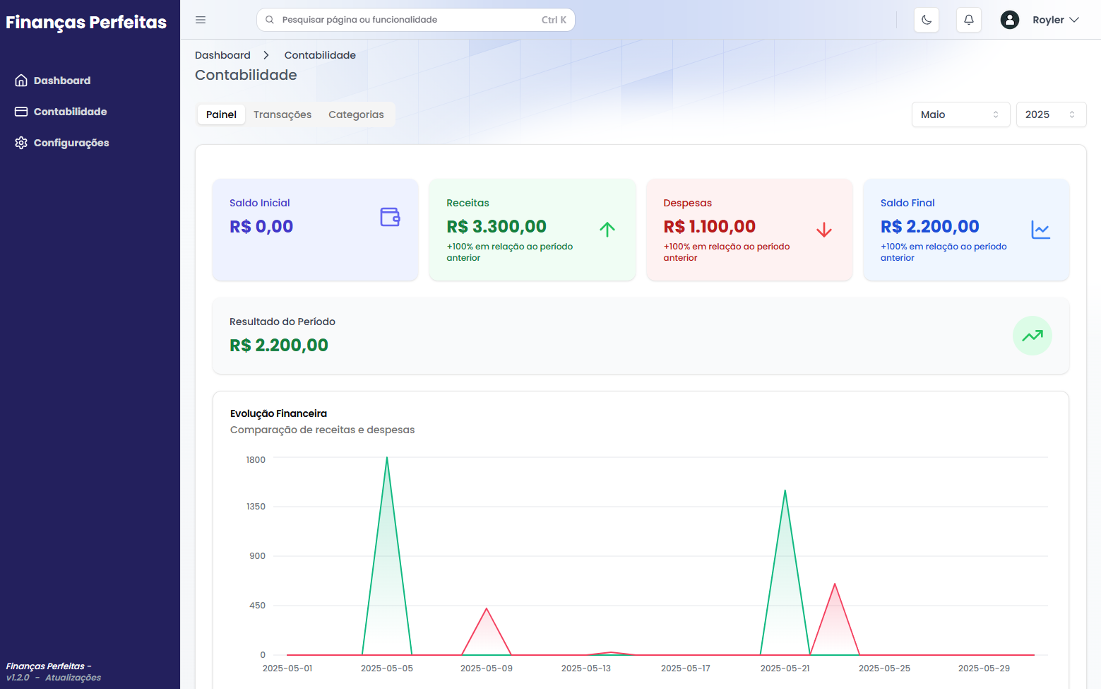 Segunda imagem do sistema